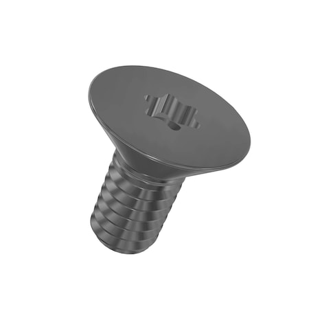 Allied Titanium #8-32 x 3/8 in Torx Flat Machine Screw, Plain Titanium 0049008